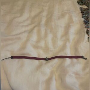 Baublebar raspberry crystal choker